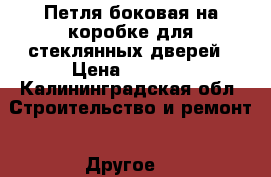  Петля боковая на коробке для стеклянных дверей › Цена ­ 2 000 - Калининградская обл. Строительство и ремонт » Другое   